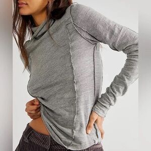 Free People Gray Women's Top Size Small